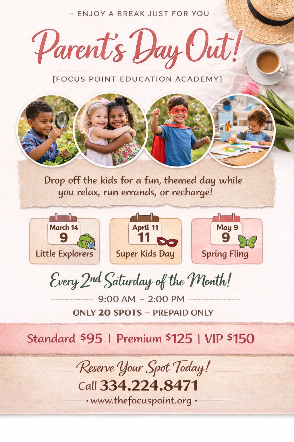 Parents Day Out at Focus Point